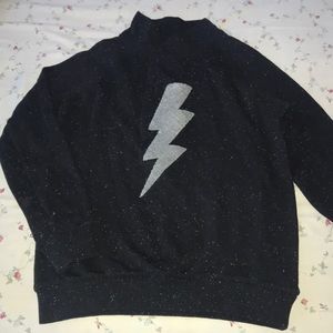 Mossimo Boys size L 12/14 black and gray sweater.